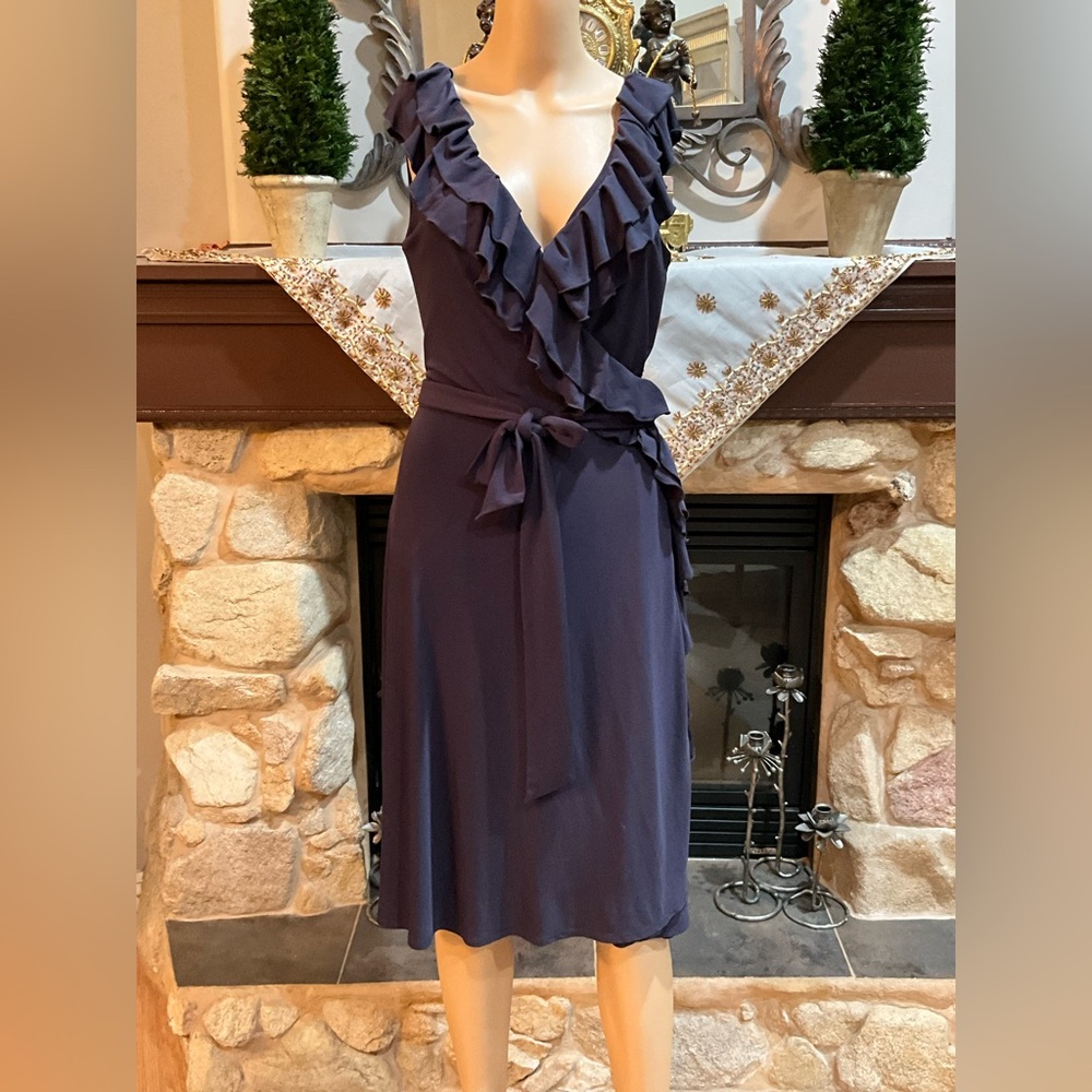 Suzy Chin Elegant wrap dress 8